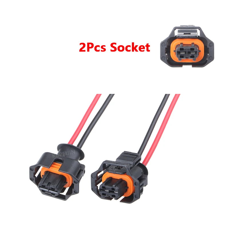 For Vauxhall Vivaro Renault Nissan Peugeot Citroen Diesel Injector Wire Plug Wiring Connector Accessories 2PC