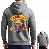 Fashion mens Classic Hoodies casual brand long sleeve Bandidos MC Black for man Autumn Comfortable Everyday hoodie size Cool