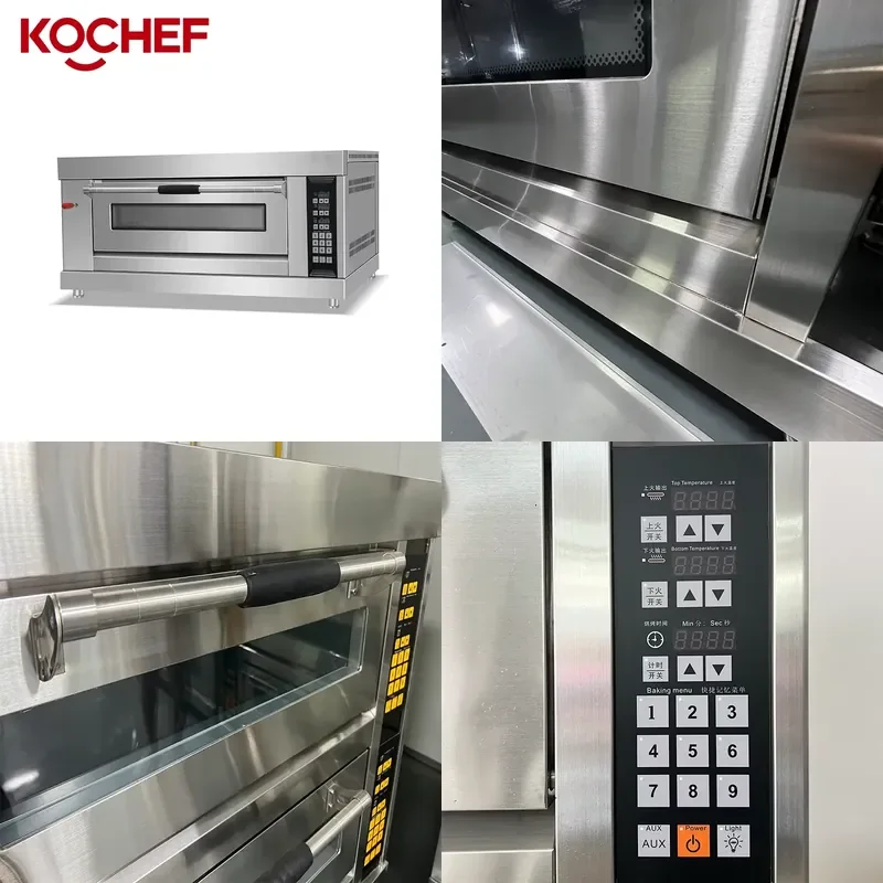 2026 Commercial Baking Equipment for Bread Cake Pizza Precise Temperature Control New Single-Layer Two-Tray Oven