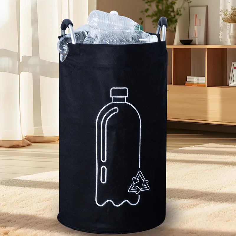 سلة ملابس قذرة قابلة للطي، سلة ملابس قذرة، صندوق إعادة تدوير العناصر المتنوعة، ملابس ذات سعة كبيرة، حقيبة تخزين الألعاب #5