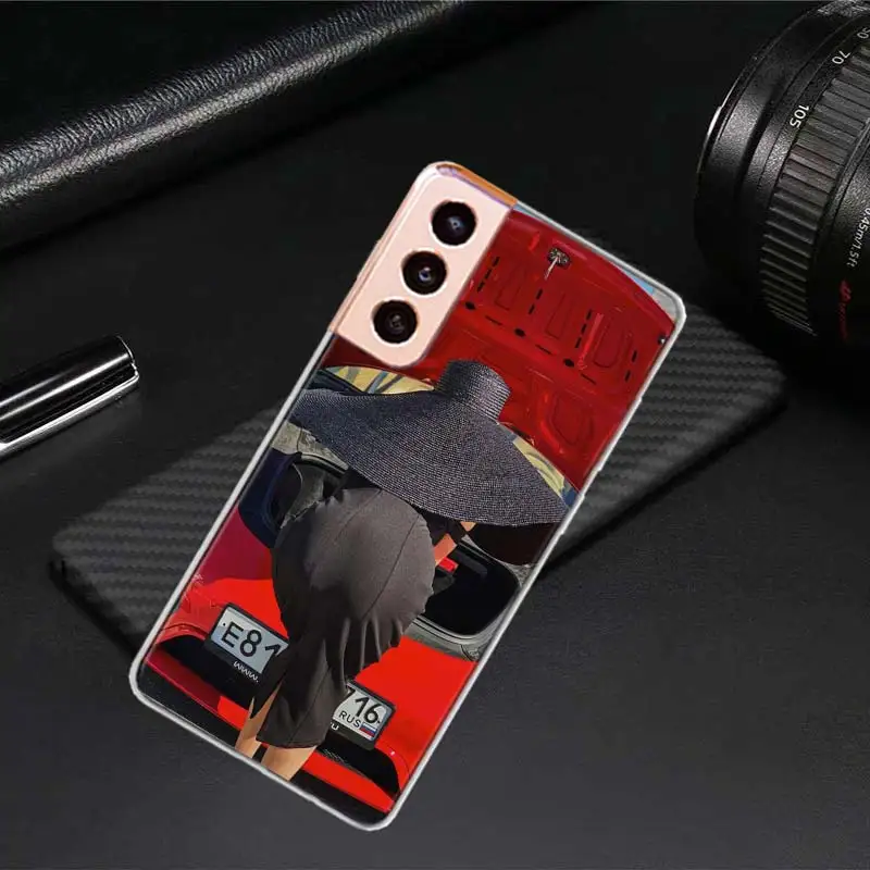 Beetle Car Sexy Beauty Car Maintenance Phone Case For Samsung Note 20 Ultra 10 Lite 9 8 Galaxy A9 A8 A7 A6 J8 J6 J4 Plus A90 5G