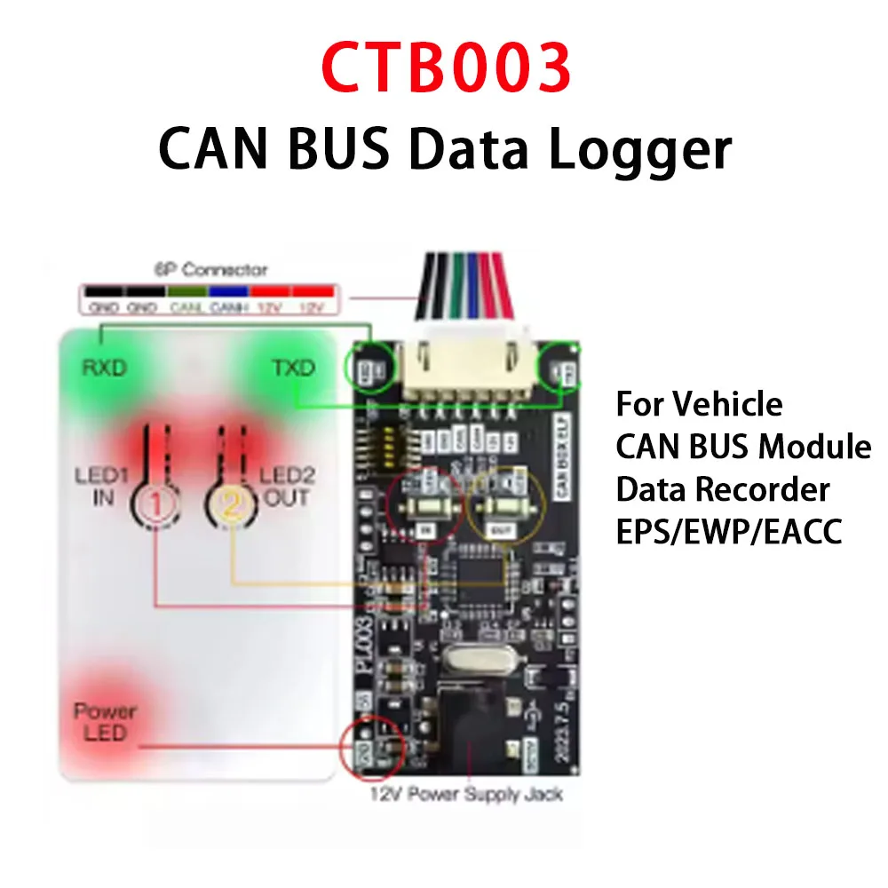 ctb003-1セット-can-busデータロガー-自動車診断ツール-全車種対応-can-busモジュールデータ送受信機-eps-ip-hmiデータ用