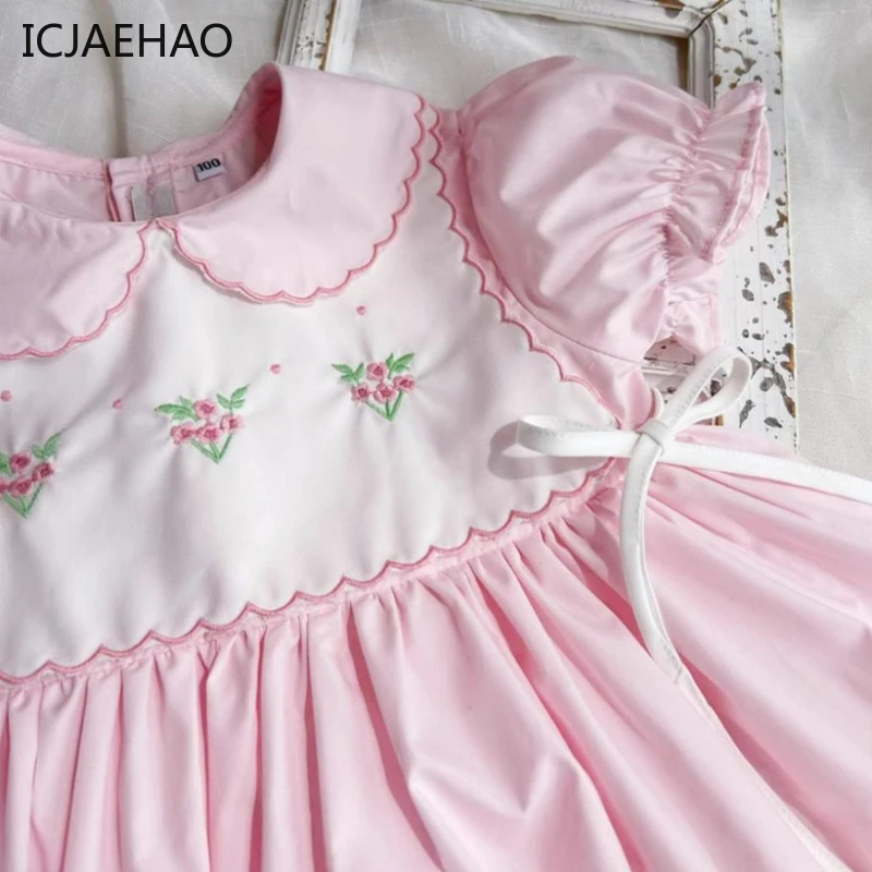 ICJAEHAO 2024 Infant Toddler College Style 2PCS Baby Girls Clothes Kids Princess Birthday Party Casual Summer Matching Outfits