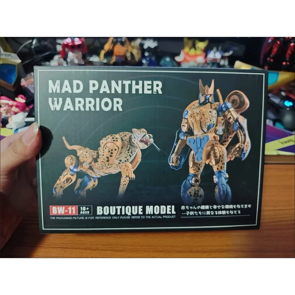 ในสต็อก Transformation BW-11 Cheetor BW11 Beast Wars Mad Panther Warrier MP Scale Action Figure Deformable ของเล่นคอลเลกชัน