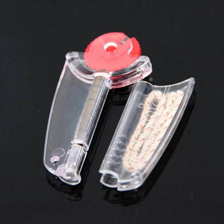 Flint Stone Cotton Wick Suit For Refilling Oil Kerosene Lighters Accessories Flint Thread Starter Dispenser LongLasting Ignition