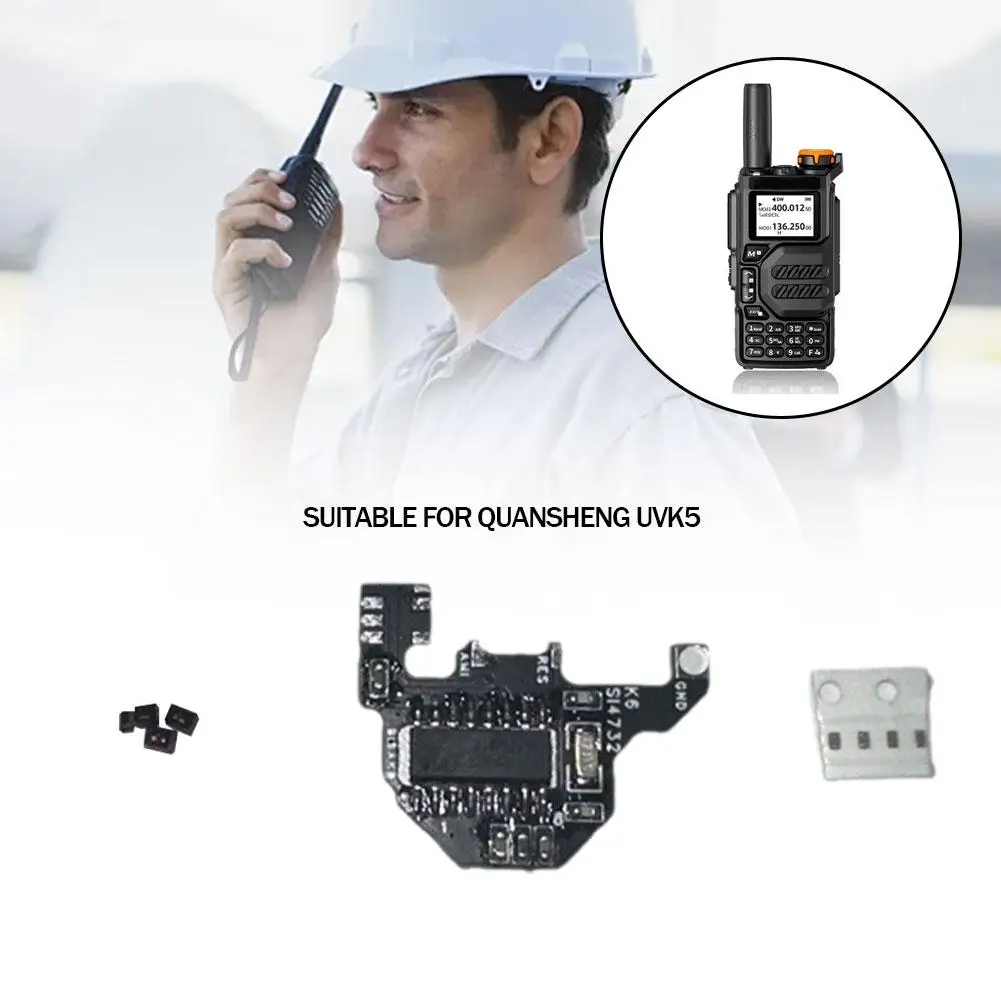 Módulo de Radio de onda corta, dispositivo PCB + SI4732IC + Accesorios de walkie-talkie periférico, modificación G5A3, para Quansheng UVK5/UVK6 ~ SI4732