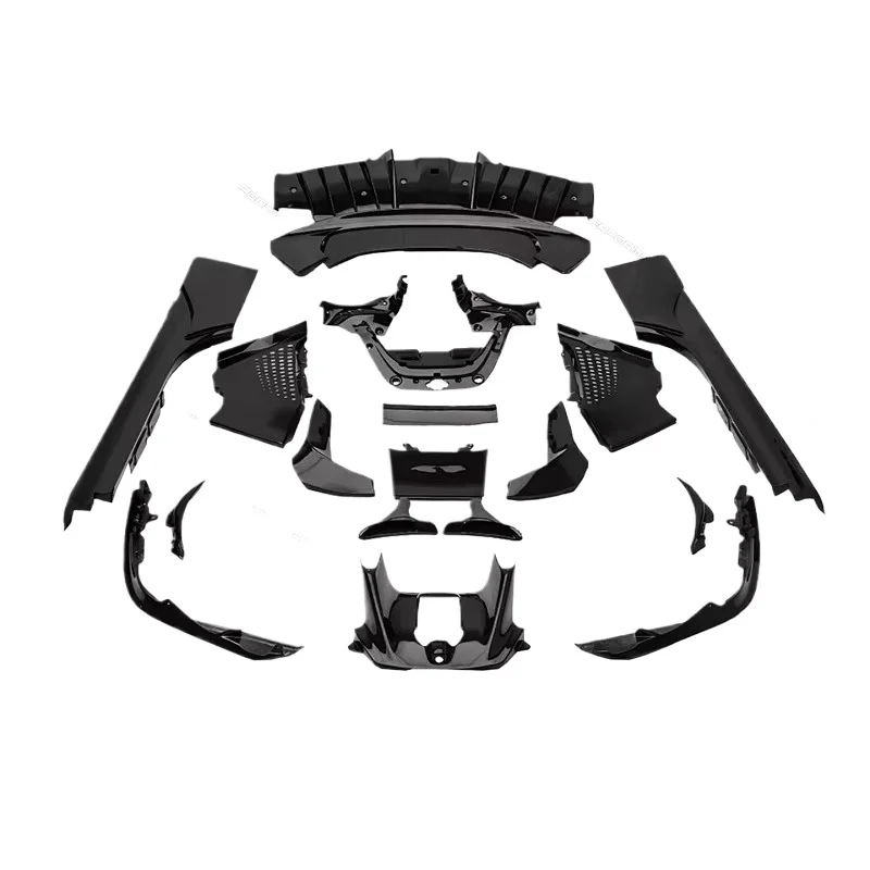 

OEM Style Dry Carbon Fiber Body Kit Front Lip and Rear Diffuser Side Skirts Spoiler Wing Body Kit Used for Ferrari SF90