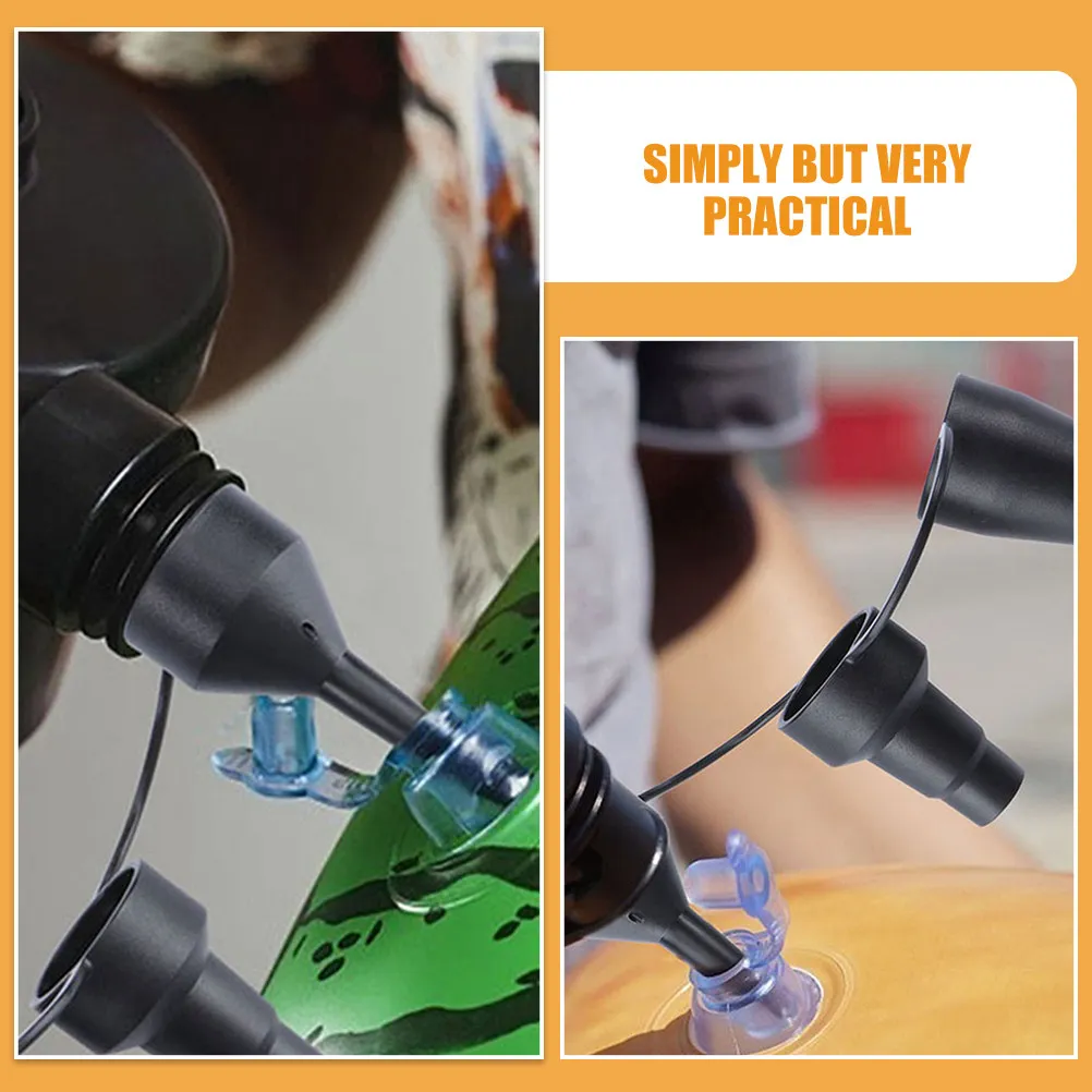 

5 комплектов адаптеров для воздушного насоса с тройным соплом для надувных кроватей, матрасов, плавательных кругов, лодок, портативные компактные сменные насадки