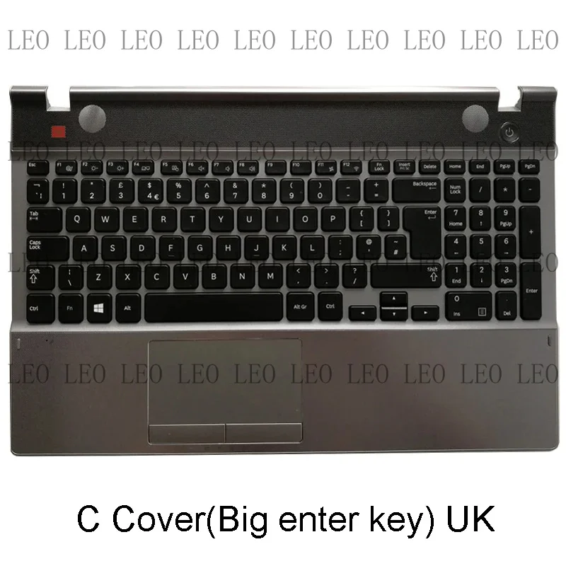 MY Palmrest with Keyboard for Notebook NP550P5C NP500P5C Case (UK/US Layout) Top and Bottom Housing (Set C, D, E) Shell