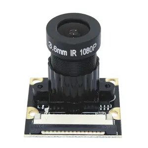 Bilashmart B02B 5MP OV5647 Camera Module Non Night Vision Version Raspberry Pi 75 Degree 3.6mm Adjustable Focus 1080P HD Webcam