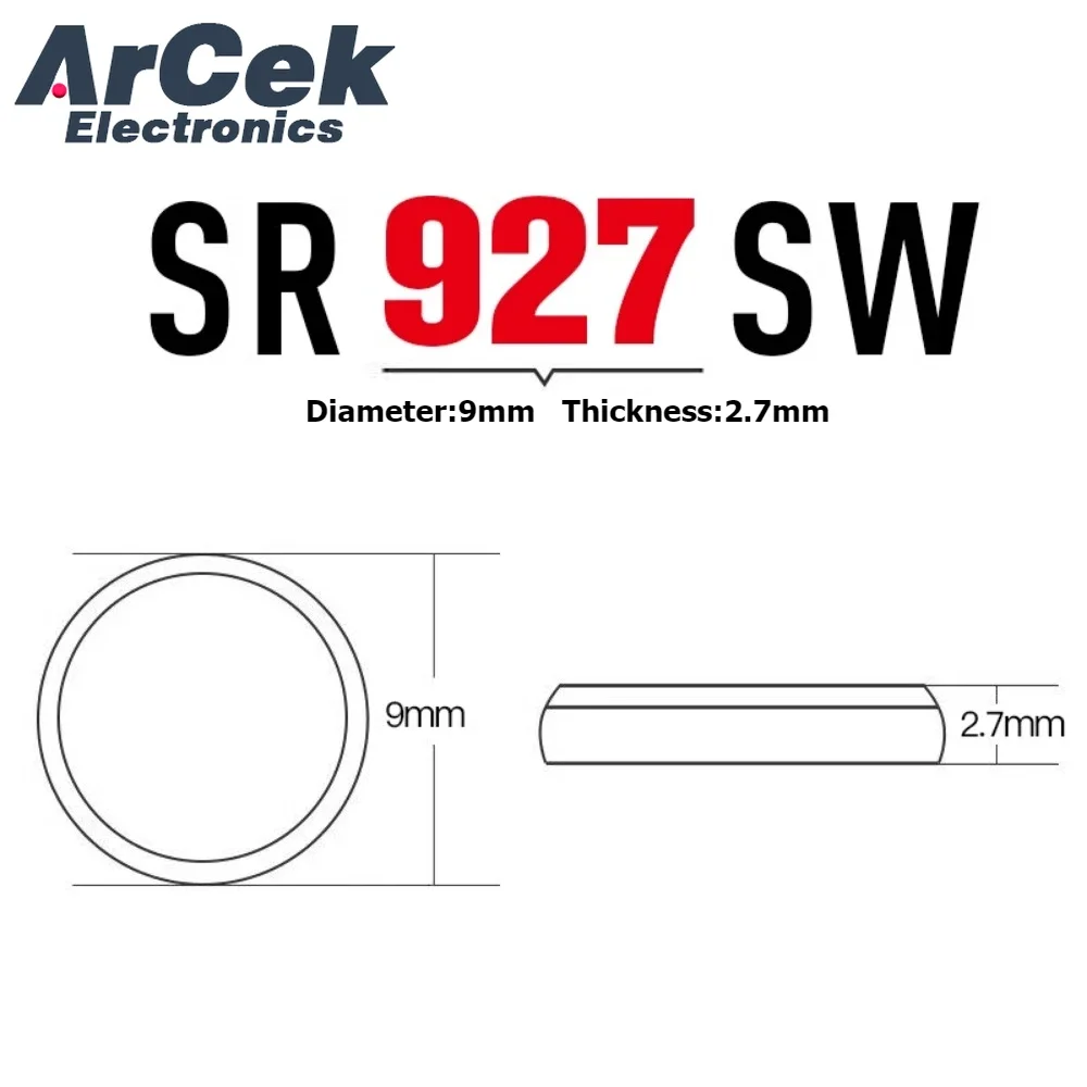 2PCS Original-Maxell SR927SW Lithium Batteries  AG7 395 LR927 395AL926F Button Battery for Watch Toys Control Calculator