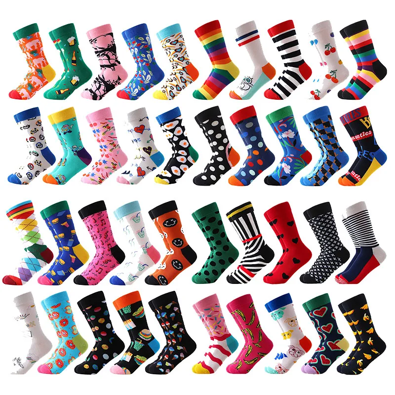 Tide brand animal socks men\'s European and American fashion street style cotton socks