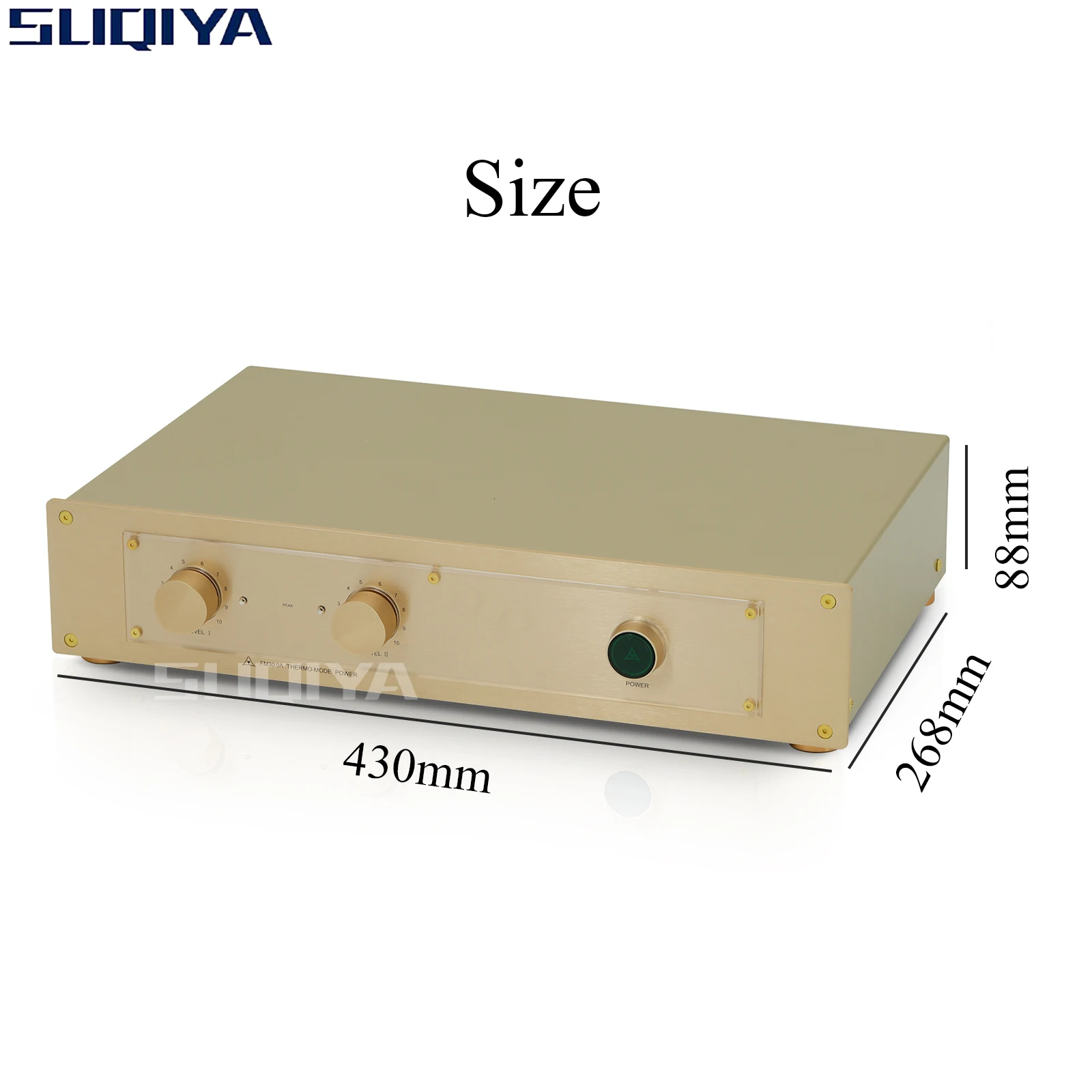 SUQIYA-Clone FM300A FM ACOUSTICS Hi-Fi Audio 150W*2 4Ω 80W*2 8Ω Power Amplifier