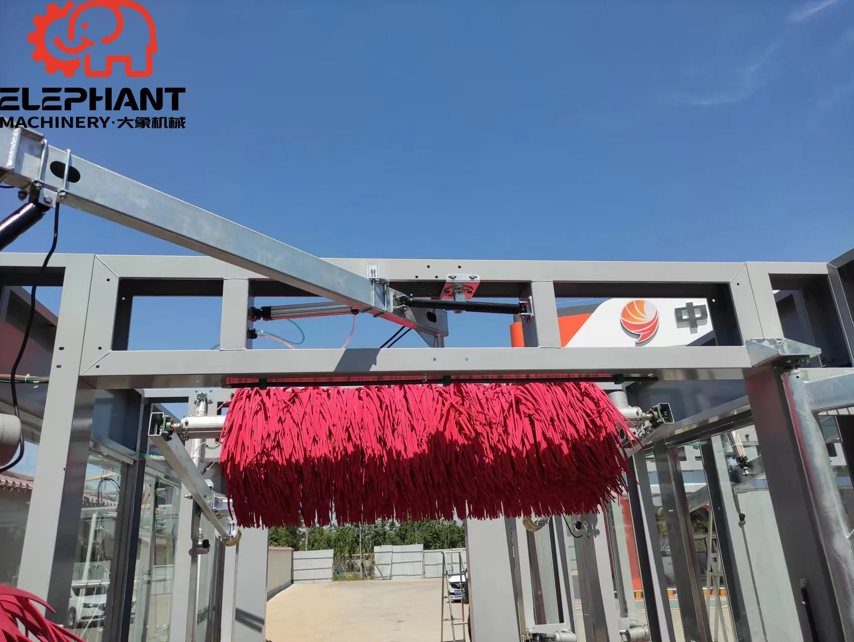Updated Version Tunnel Continuous Type Long Full Automatic Car Washing Machine for Gas Station Clean More Vehicles Meanwhile