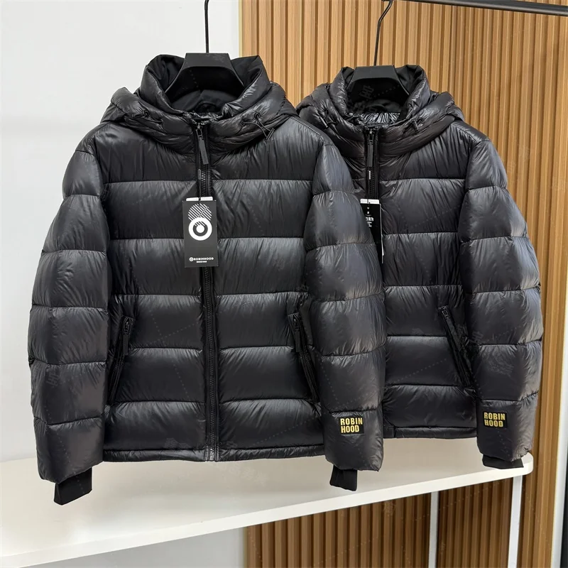 

Утепленная зимняя куртка-пуховик Thiened 90 Down Bla Gold для мужчин и женщин, парная модель, теплая верхняя одежда с длинными рукавами, на молнии, стандартный крой