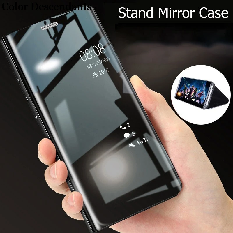 Smart Mirror Phone Case For Samsung Galaxy S10 S8 S9 S10 S24 S23 S22 Plus Note 10 8 9 20 Ultra A14 A34 A25 A35 Cover