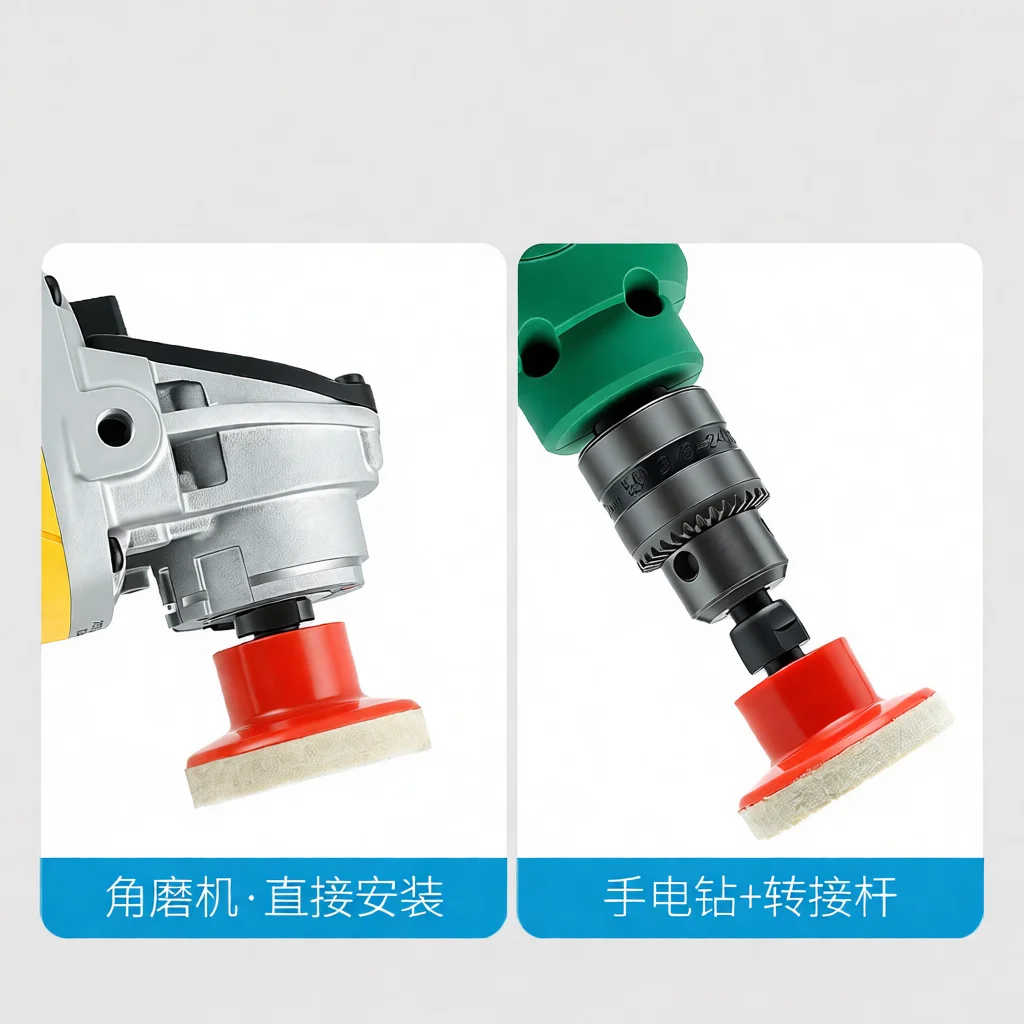 Wool Polishing Wheel Buffer Pad For Car Rim Restoration Marble Metal Glass Jade Ceramic Fine Surface Grinding Tool Accessory