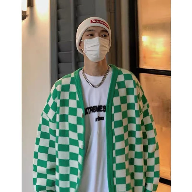 Plaid sweater jacket deals