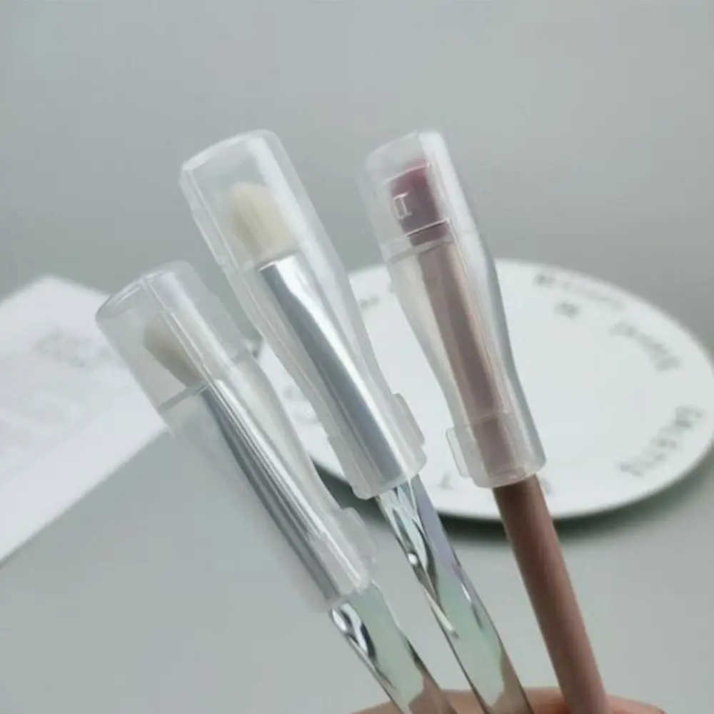 Transparent Waterproof Makeup Guards Protector Brush Cover Dust Protection Brush Storage