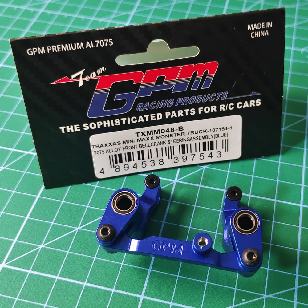 

GPM Metal Alloy Front Steering Assembly 10743 for TRAXXAS Mini MAXX 107154-1 / Mini XRT 108076-1 /Mini SLASH /Mini Rally RC Car