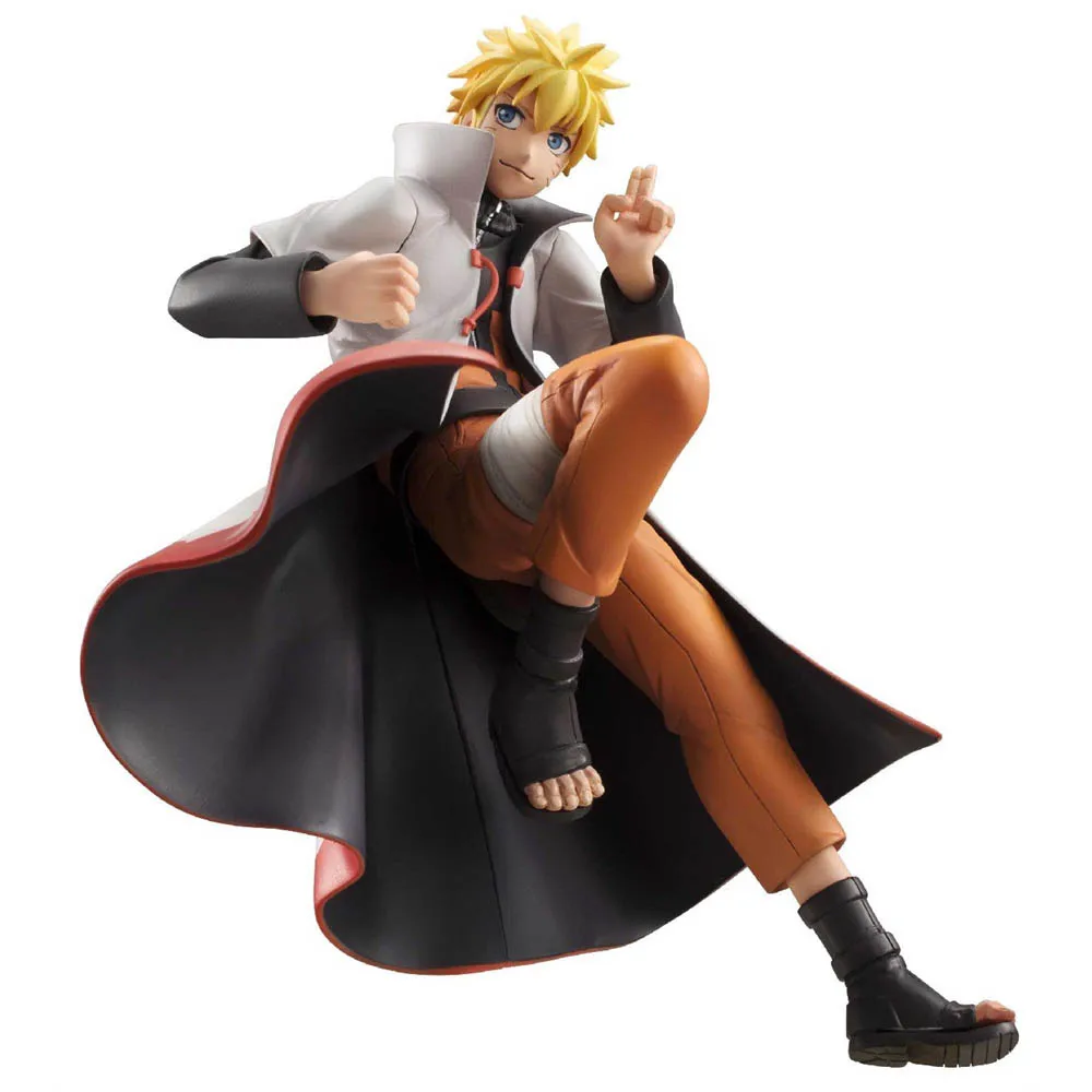 In Stock Original MegaHouse G·E·M Uzumaki Naruto Fourth Hokage 20CM Action Figure Anime Collectible Model Dolls Toy For Gift