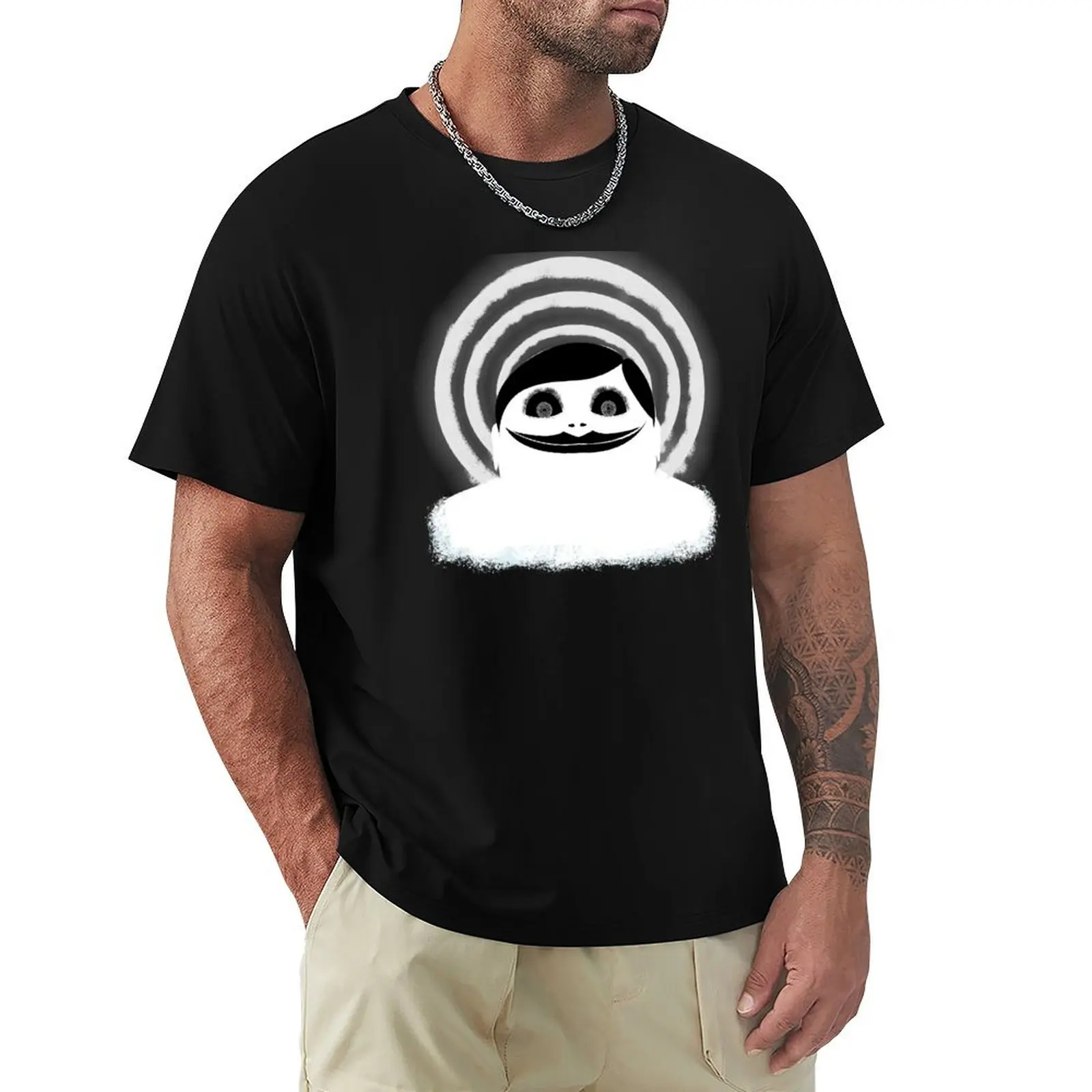 EXTRATERRESTRE Dan Dan T-Shirt Basic Casual Wear Short Sleeve Top