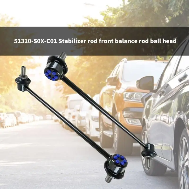 

31BC 2Pcs Front Stabilizer Bar Linkage for Professional Technicians Enthusiasts 51320-S0X-C01 51320-S0X-A01 51320-S0X-A02