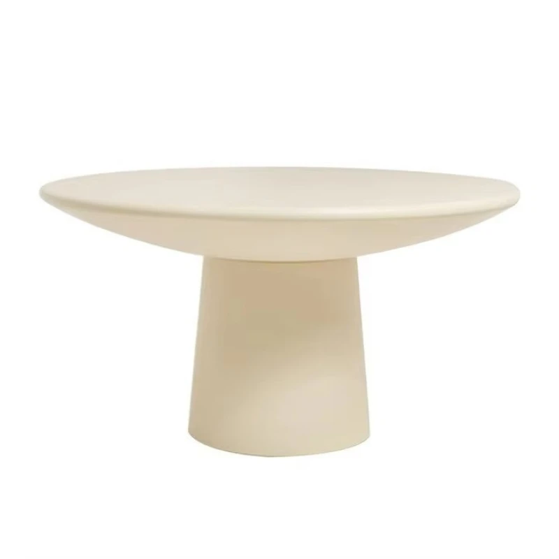 

Modern retro elephant leg dining chair, fiberglass mushroom coffee table, home living room furniture