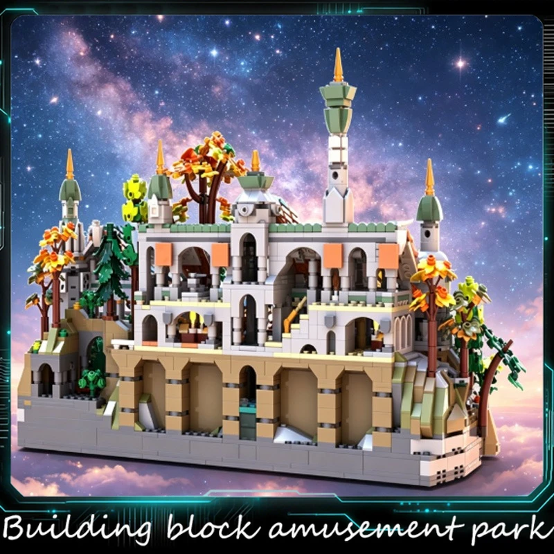 

NEW 4372 Parts Famous Movie Series MOC Scene Castle Model DIY Creative For Children Popular Toys Assembly Puzzle Festival Gifts