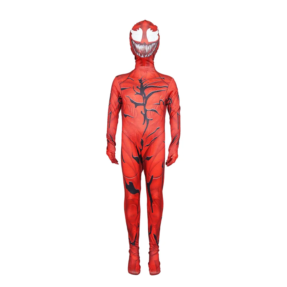 Kids Spider Man Venom Costume Suit Jumpsuit Symbiote Spiderman Costume Superhero Cosplay Halloween Costume For Child Boys