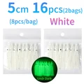 2 bolsas blancas de 5 cm