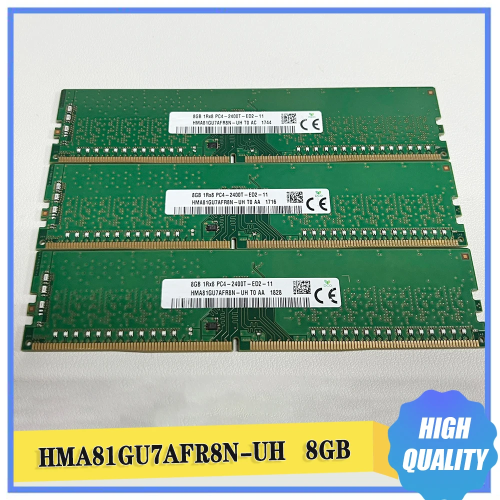 

1 Pcs HMA81GU7AFR8N-UH For SK Hynix RAM 8G 8GB 1RX8 2400T ECC Memory