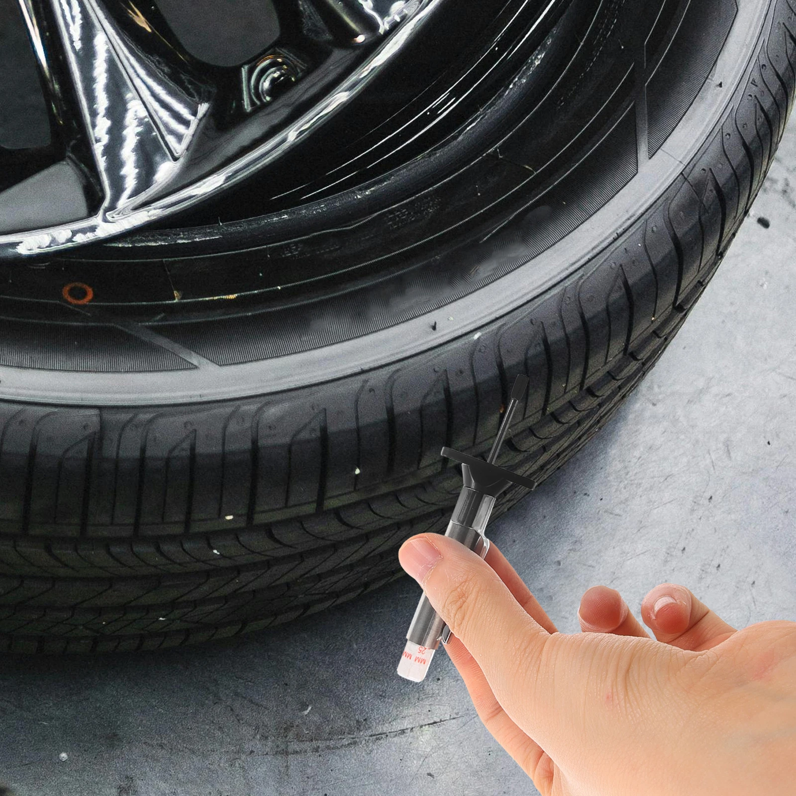 

Plastic Tire Depth Gauge 0-25mm Measuring Tool for Car Tires Thread Pattern Portable Reliable PC3624 Single Color