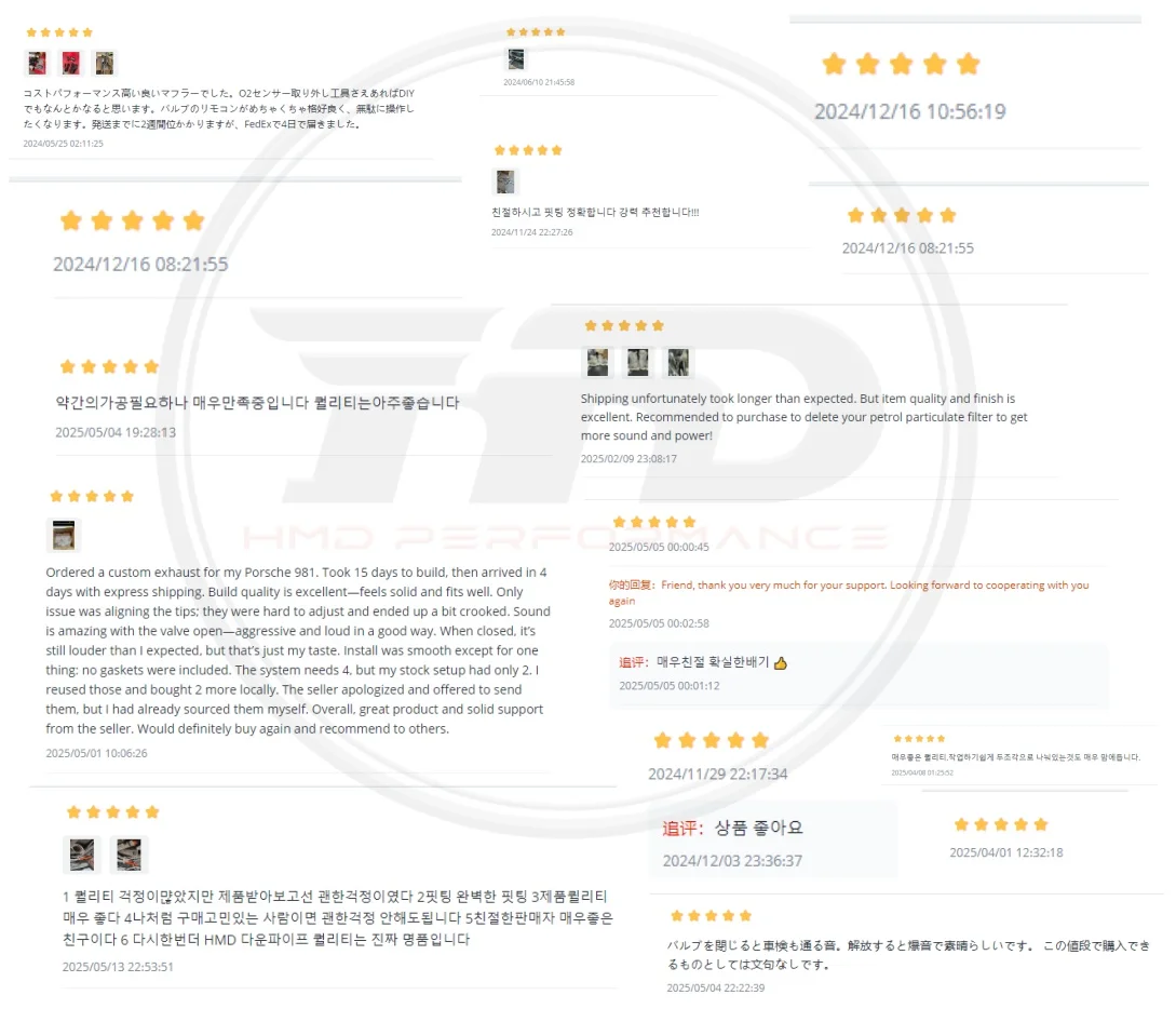 HMD رائجة البيع SS304 تحفز النازل لسيارات BMW M3 M4 G80 G82 الأنابيب الوسطى ضياع استبدال تركيب أجزاء العادم