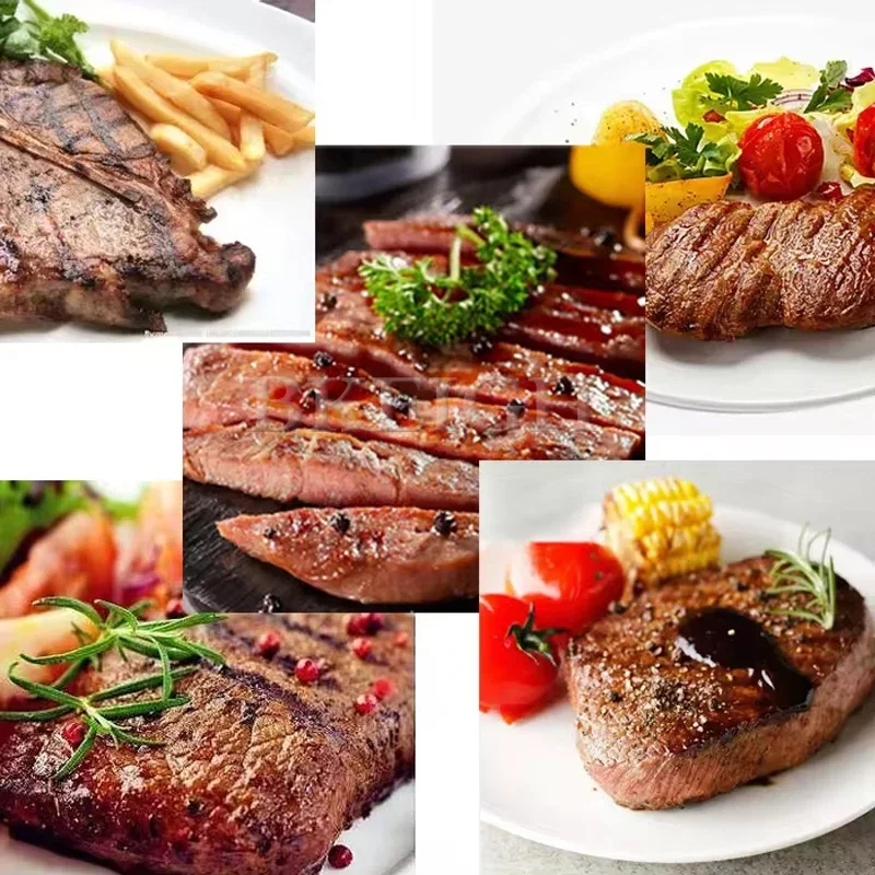 Ce Bersertifikat Desktop Gas Non Stick Grill Restoran Pelat Besi Oven Makanan Laut Batu Hitam