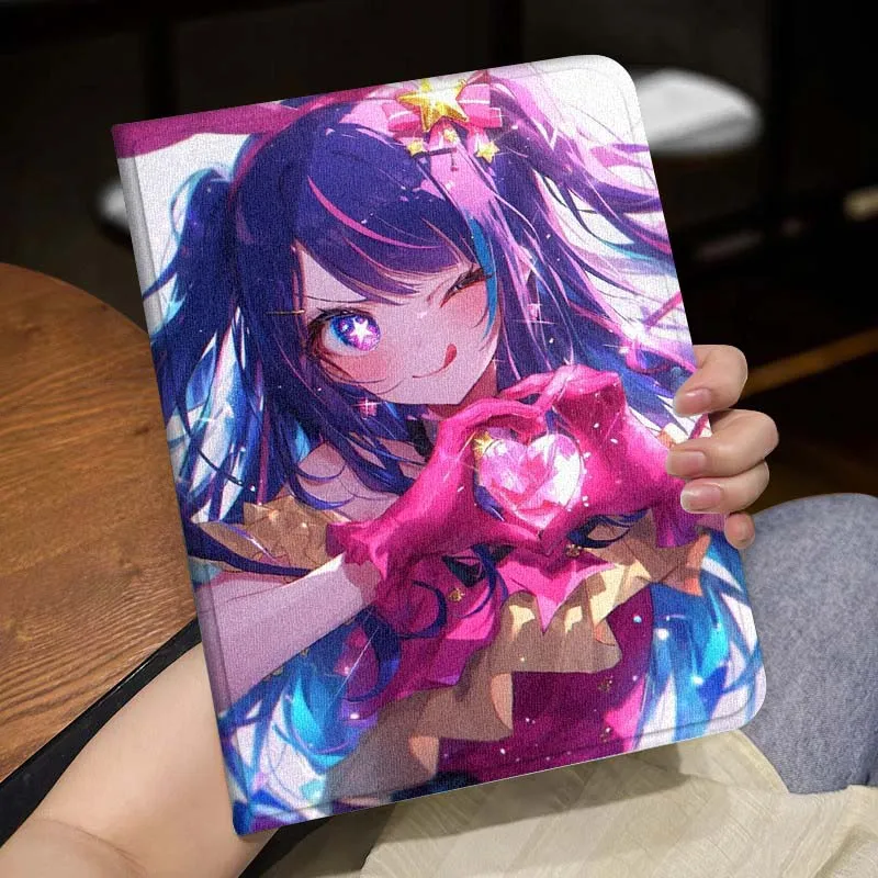 

Cartoon Purple Hoshino Ai For Huawei MediaPad MatePad Honor Pro V6 9 V8 X9 12 X 13.3 SE 11 11.5 Inch Tablet Case Popular