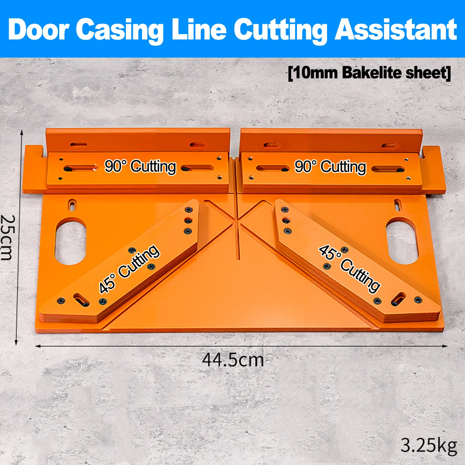

45 90 Degree Wooden Door Frame Miter Cutting Tool High Hardness Durable Wire Cutting Mold Practical Woodworking Accessory
