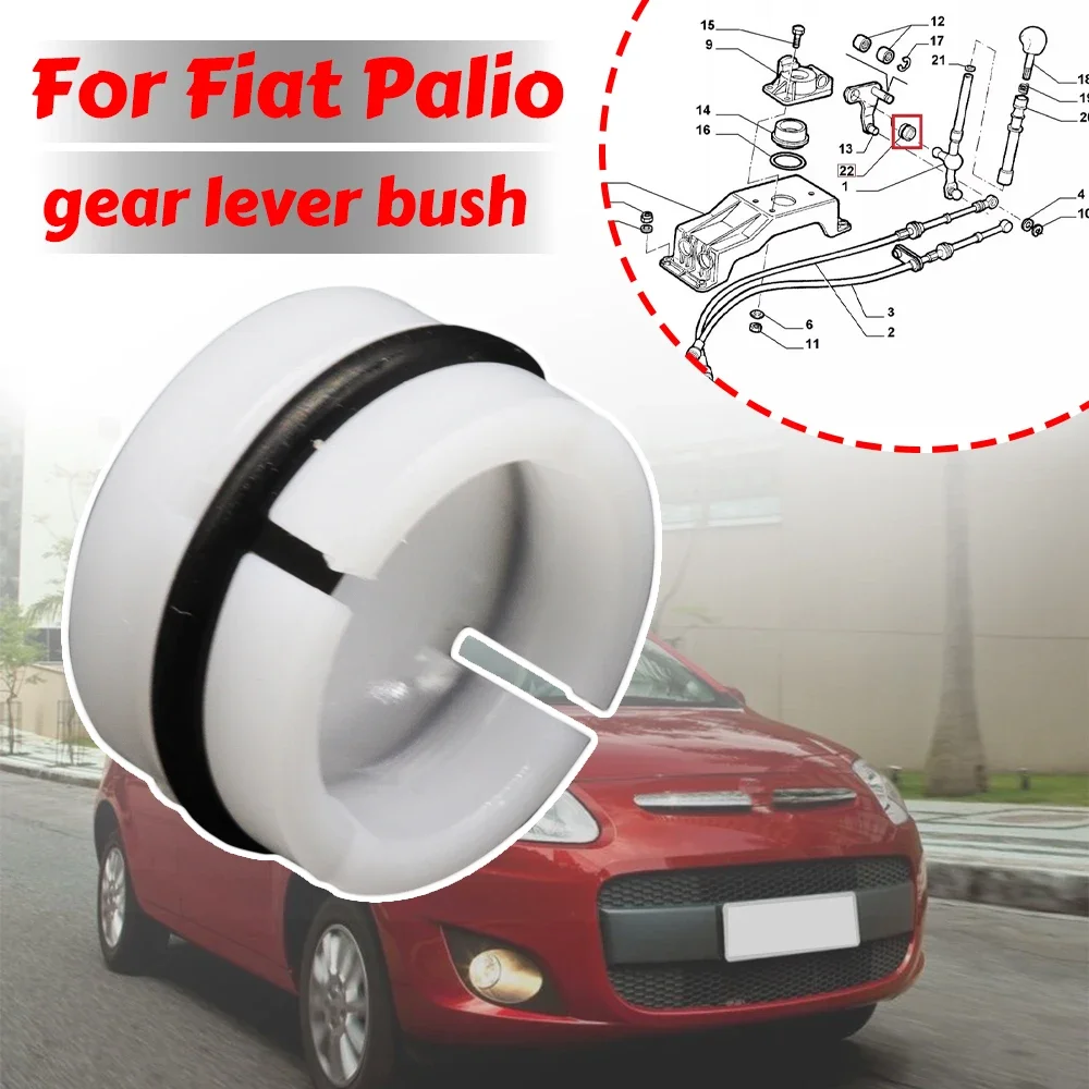 

Gear Lever Bush Replace MT Selector Shifter Linkage Pivot Grommet Shifting Issue Fix For Fiat Palio 2002 2003 2004 2005 - 2011