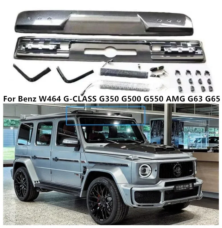

НАСТОЯЩИЙ УГРОННОЕ ВОЛОКНО, переднее крыло, багажник, СПОЙЛЕР ДЛЯ Mercedes-Benz G-CLASS W464 G350 G500 G550 G63 G65 2018-2022