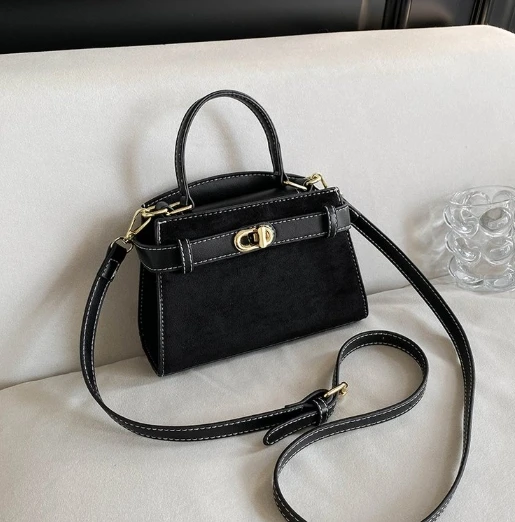 

Niche Design Retro Crossbody Top-Handle Bag - Fall Winter Luxury Chic Women's Bag, Versatile Affordable Luxury