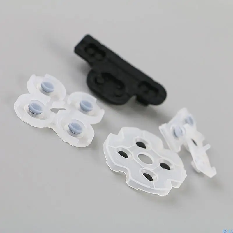 R91A 5PCS/ชุดปุ่มกดยางซิลิโคนนำปุ่มกดแทน