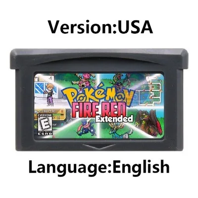 GBA Game Cartridge Pokemon Series Crown Flory Sky Unbound Quetzal geglazuurde Gaia Emerald Legacy videogameconsolekaart