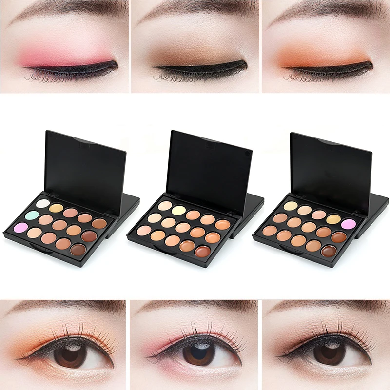 Waterproof Lasting Concealer Palette Face Eye Contour Dark Circles Corrector Skin Tone Base Primer Natural Moisturizer Cosmetics