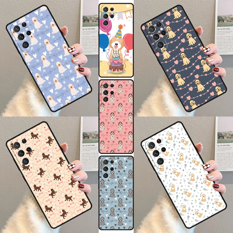 

Чехол для телефона с рисунком Cavoodle Cavapoo для Samsung Galaxy S23 S21 S20 FE S24 S25 S22 Ultra Note 10 20 Plus, силиконовый чехол