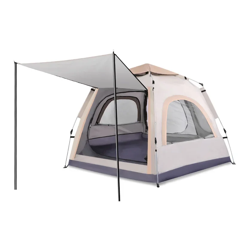 TOPIND 3-4 Persons Quick Opening Outdoor Tent