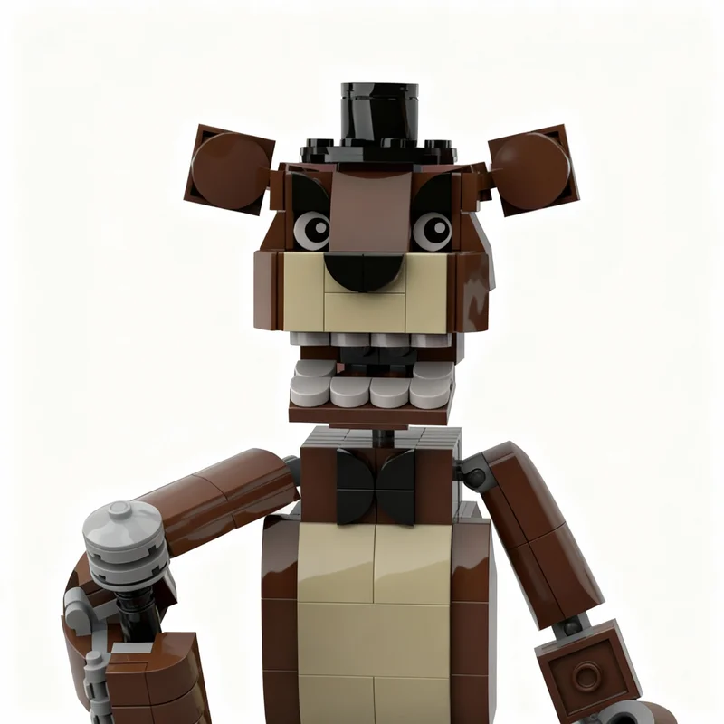 307pcs MOC Freddy Fazbear FNAF Model Bouwstenen Constructie DIY Speelgoed Kerstcadeaus Creatief Idee Onderwijs Kinderen Baksteen