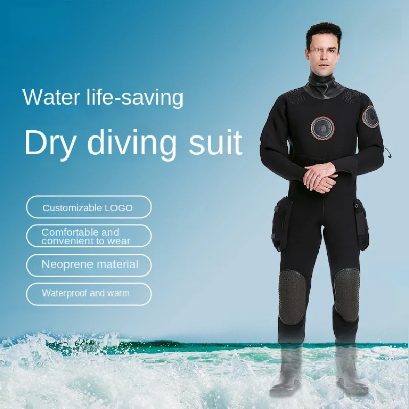 akddivve Technical Diving Drysuits  Winter Diving 6MM Cold Weather Drysuit  Cave Diving Clothing