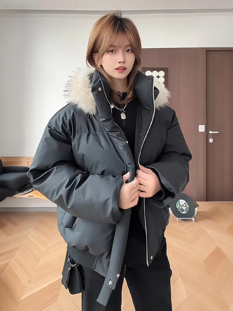 شتاء جديد بولي Leather الجلود سترة معطف الرجال ort Thi الدافئة القطن الأمريكية العصرية الخبز Sle ملابس خارجية الوقوف صالح الشباب Faion