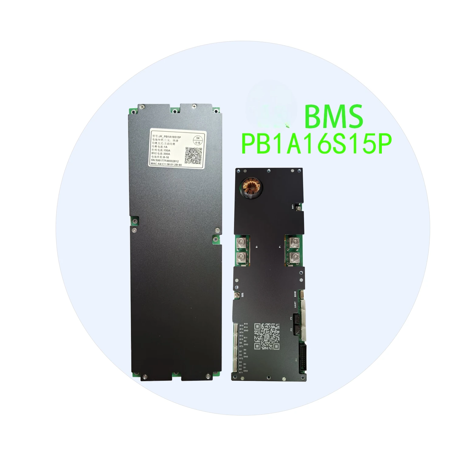 PB1A16S15P 150A Lifepo4 16S Battery Management System for Energy Storage Battery 16S 48V LifePo4 Smart BMS