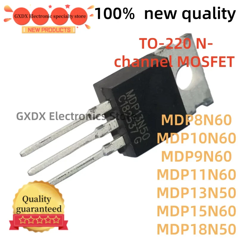 10-20Uds MDP15N60 15N60 MDP13N50 13N50 MDP18N50 18N50 MDP8N60 MDP9N60 9N60 MDP10N60 10N60 MDP11N60 11N60 TO-220 N-channel MOSFET